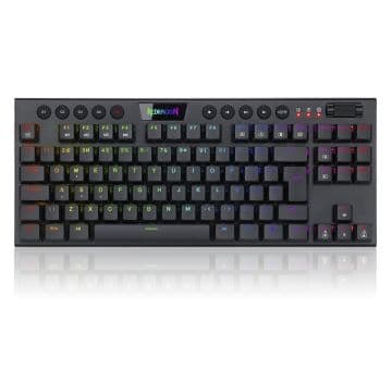 Teclado Mecânico Redragon Gamer Horus TKL USB RGB Preto Switch Brown - K622-RGB (PT-BROWN)