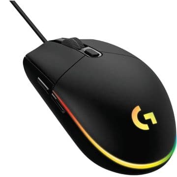 Mouse Logitech Gamer G203 Lightsync RGB, Preto - 910-005793