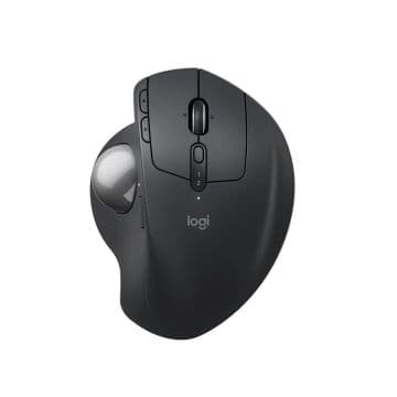 Mouse sem Fio Logitech Trackball MX Ergo S Sem Fio 6 Botões Programáveis com Ajuste de Ângulo Preto - 910-007261
