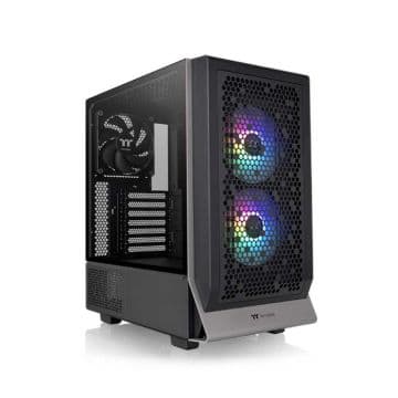Gabinete Thermaltake Gamer Ceres 330 TG ARGB Black Win c/ 3 Fans Preto - CA-1Y2-00M1WN-01