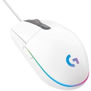 Mouse Logitech Gamer G203 Prodigy White RGB LED - 910-005794