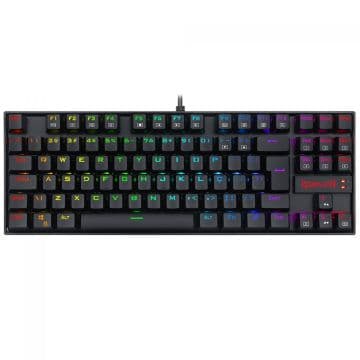 Teclado Magnético Redragon Gamer Kumara Pro RGB Switch Brown Preto - K552RGB-PRO (PT-BROWN) V2