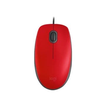 Mouse Logitech M110 Silent USB Vermelho - 910-006755