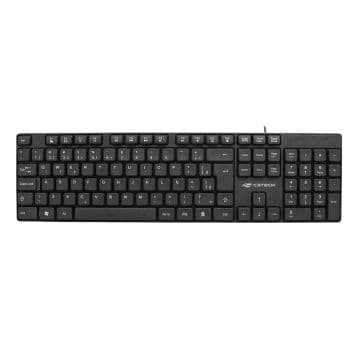 Teclado C3Tech USB Multimídia Preto - KB-M10BK