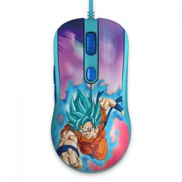 Mouse Gamer Akko AG325 Dragon Ball Z Super Saiyajin Blue 12400 DPI 6 Botões