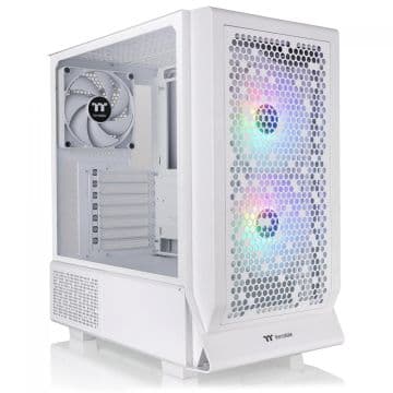 Gabinete Thermaltake Gamer Ceres 330 TG ARGB Snow c/ 3 Fans Branco - CA-1Y2-00M6WN-01