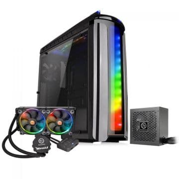 Gabinete Thermaltake Gamer Versa C22 RGB Preto C/ F…