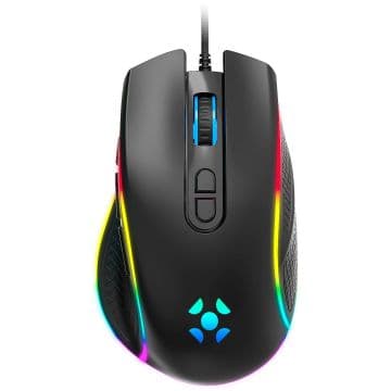Mouse Gamer Fortrek Cruiser New Edition 12000 DPI RGB Preto - 77245