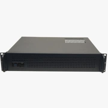 Gabinete BRAZILPC Rack M-ATX Preto S/Fonte - BPC-2U350