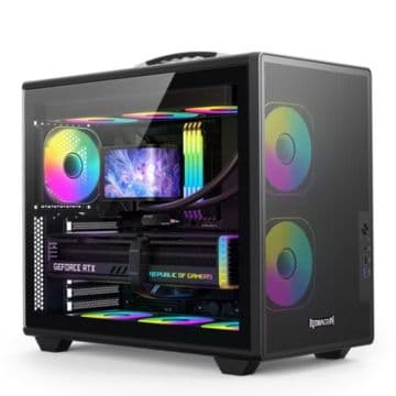 GABINETE GAMER REDRAGON MAGIC BOX PRETO S/FAN CA-61…