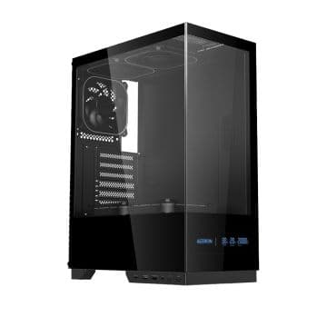 Gabinete Aerion Gamer ARCH V1SION C/ Lateral de Vidro Preto S/ Fan - GAB130