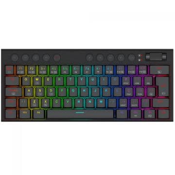 Teclado Mecânico Redragon Horus Mini RGB Preto Switch Brown - K632-RGB-(PT-BROWN)