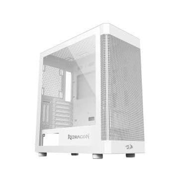 Gabinete Redragon Gamer Aeroglass Branco S/Fan - CA…