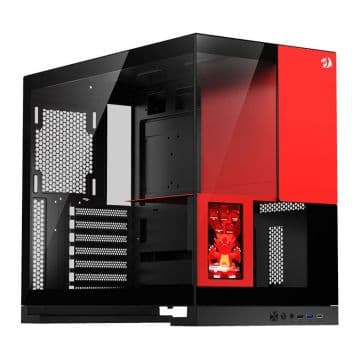 GABINETE GAMER REDRAGON ETERNAL PRO COM TELA LCD SE…